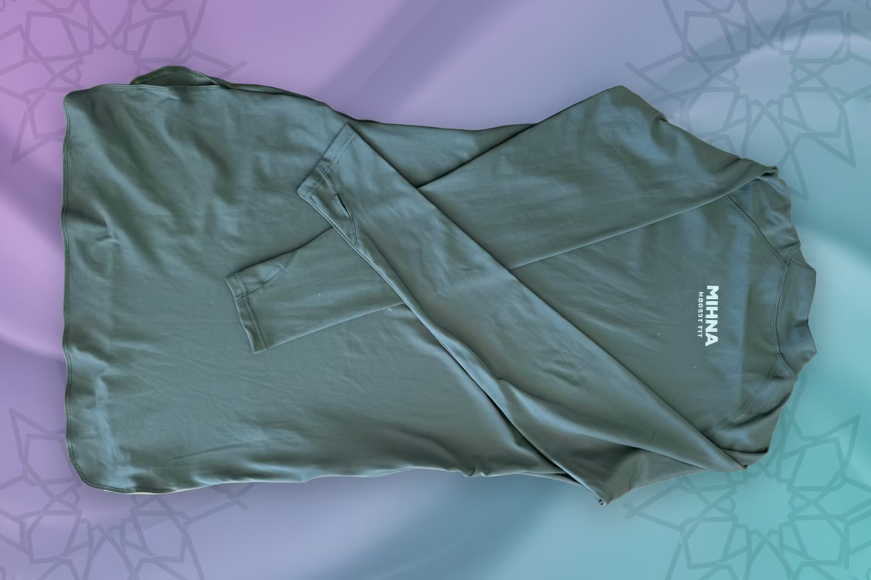 Mihna Longline Top- Olive Green